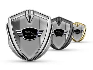Jaguar Metall Emblem Abzeichen Minimaler Stil Universell